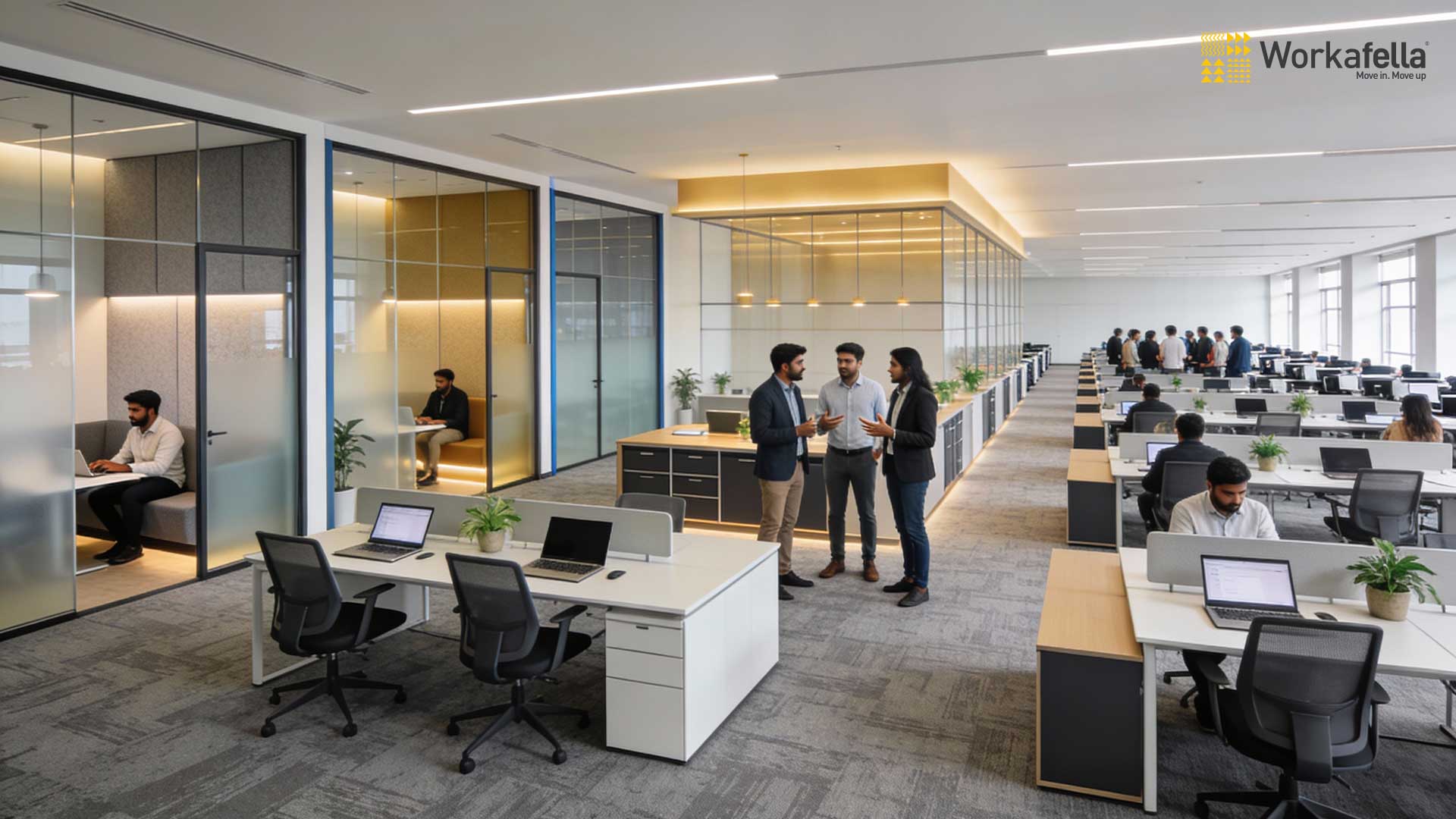 Premium managed office space with private cabins